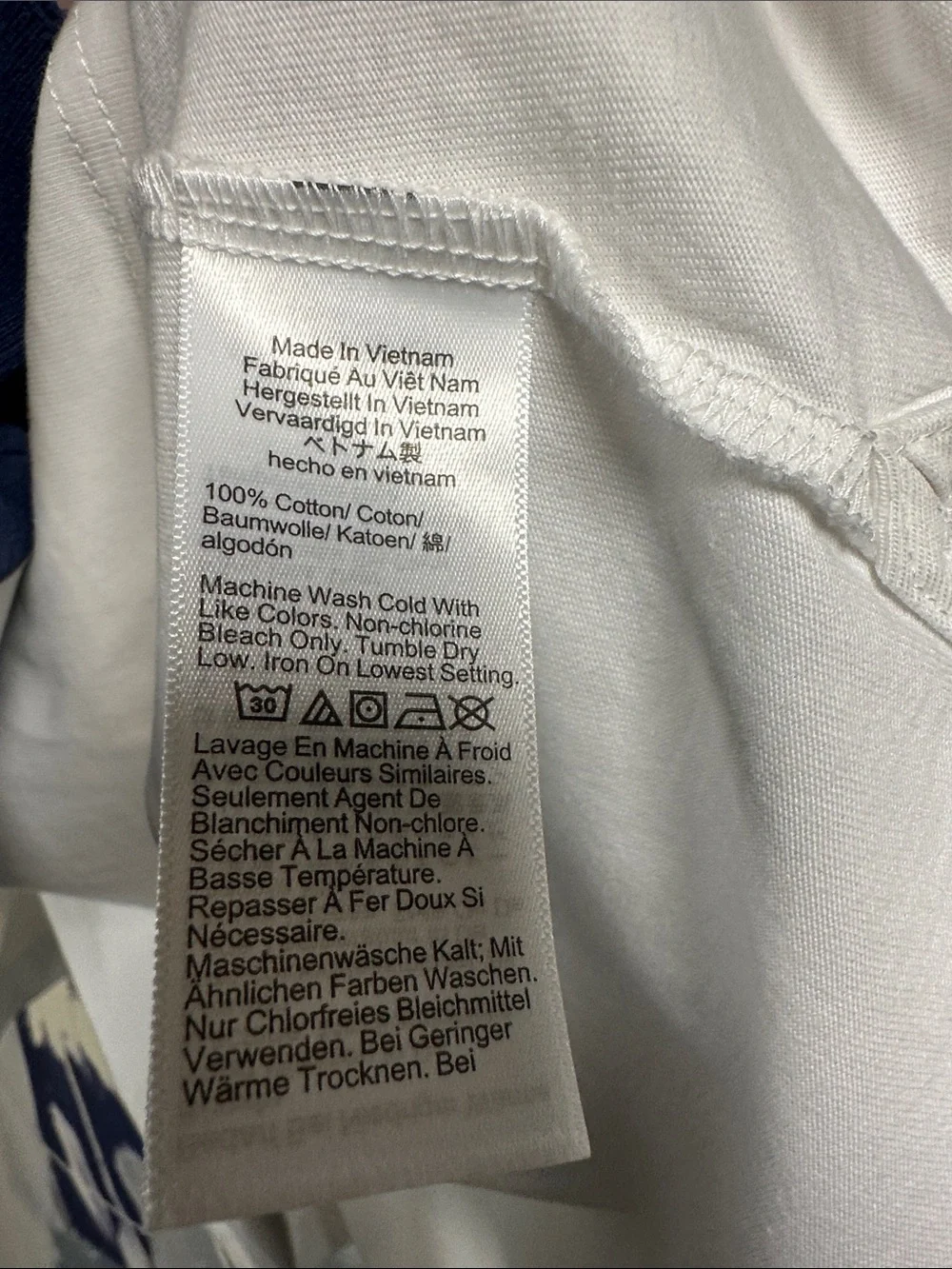 J.Crew White Long 3/4 Sleeve Crewneck Cotton T-Shirt Side Slit Hem Size S